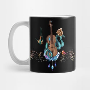 Wonderful violin with tentacle Mug